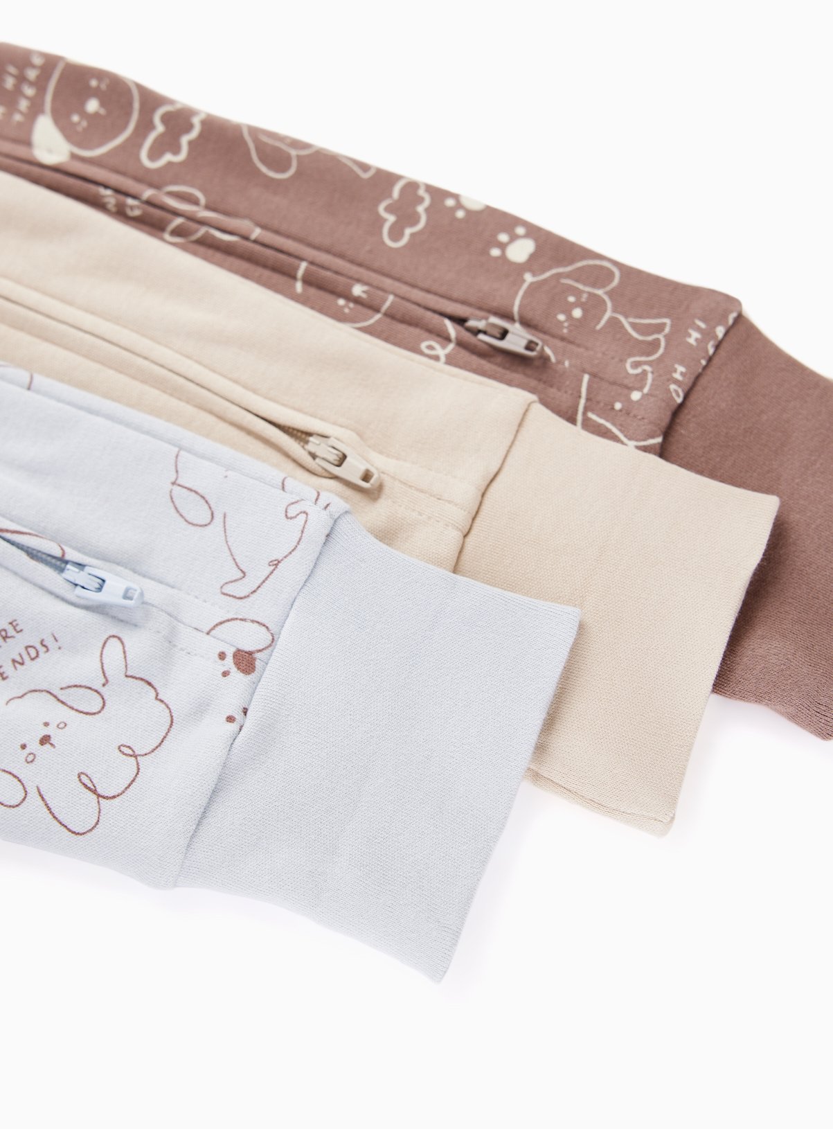 Dog Print Zip Sleepsuits 5 Pack 18-24 months - Image 2 thumbnail